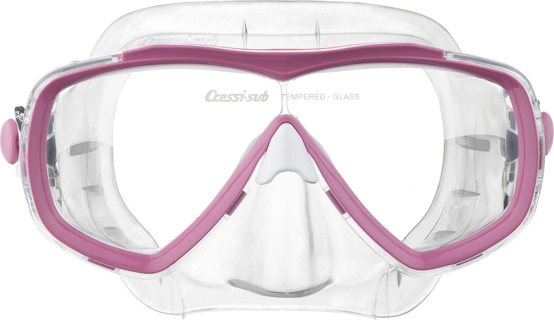 Cressi Estrella - Schnorchelmaske Estrella oder Schnorchelset Maske Estrella + Schnorchel Gamma, Ein