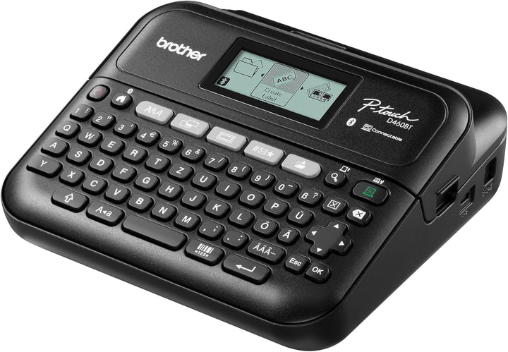 Brother PT-D460BT Beschriftungsgerät für das Homeoffice und Büro (für 3, 5 bis 18 mm breite TZE-Schr