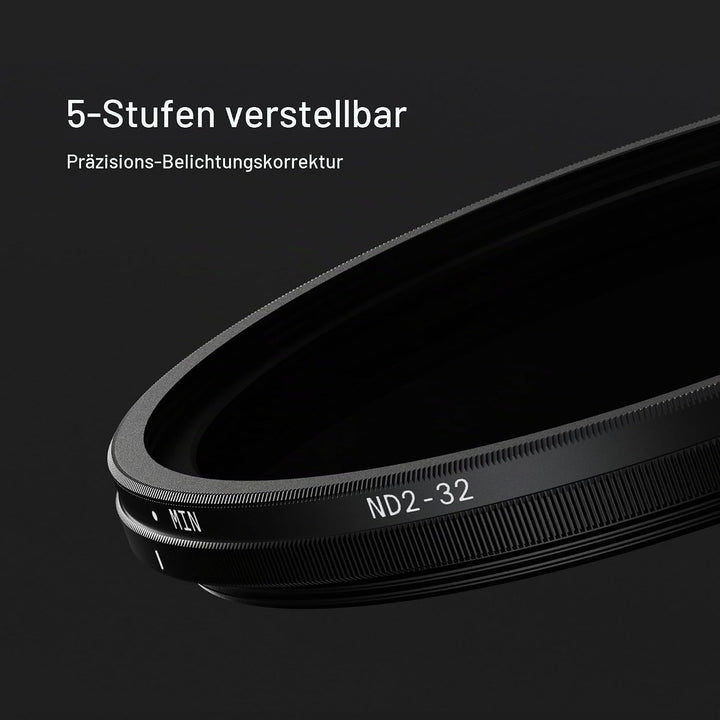 Urth 67 mm Variabler Graufilter ND2-32 (1-5 Stop) ND Filter (Plus+) 67mm, 67mm