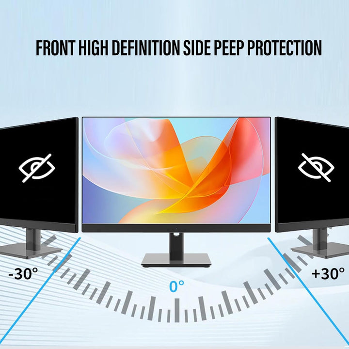 Computer-Datenschutz-Bildschirmfilter, 27 Zoll 16:9 PET, Magnetisch, Abnehmbar, Blendfrei, Blaues Li