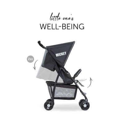 hauck Buggy Sport, Ultra Leicht - nur 5,9 kg, für Kinder bis 15 kg, Klein Zusammenklappbar, Reisebug