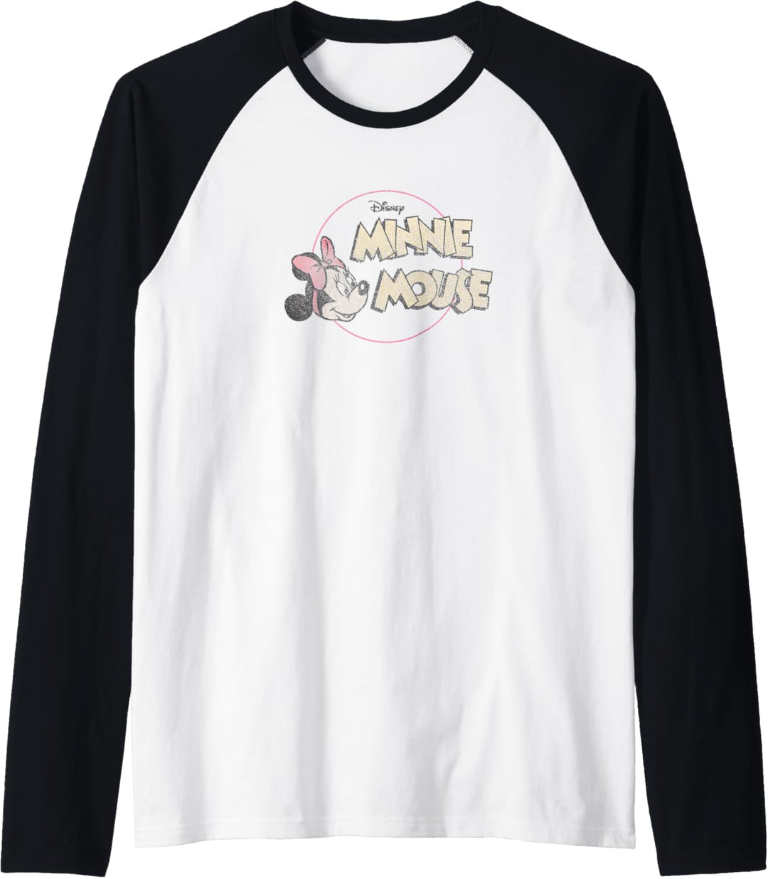 Disney Mickey And Friends Minnie Mouse Logo Raglan