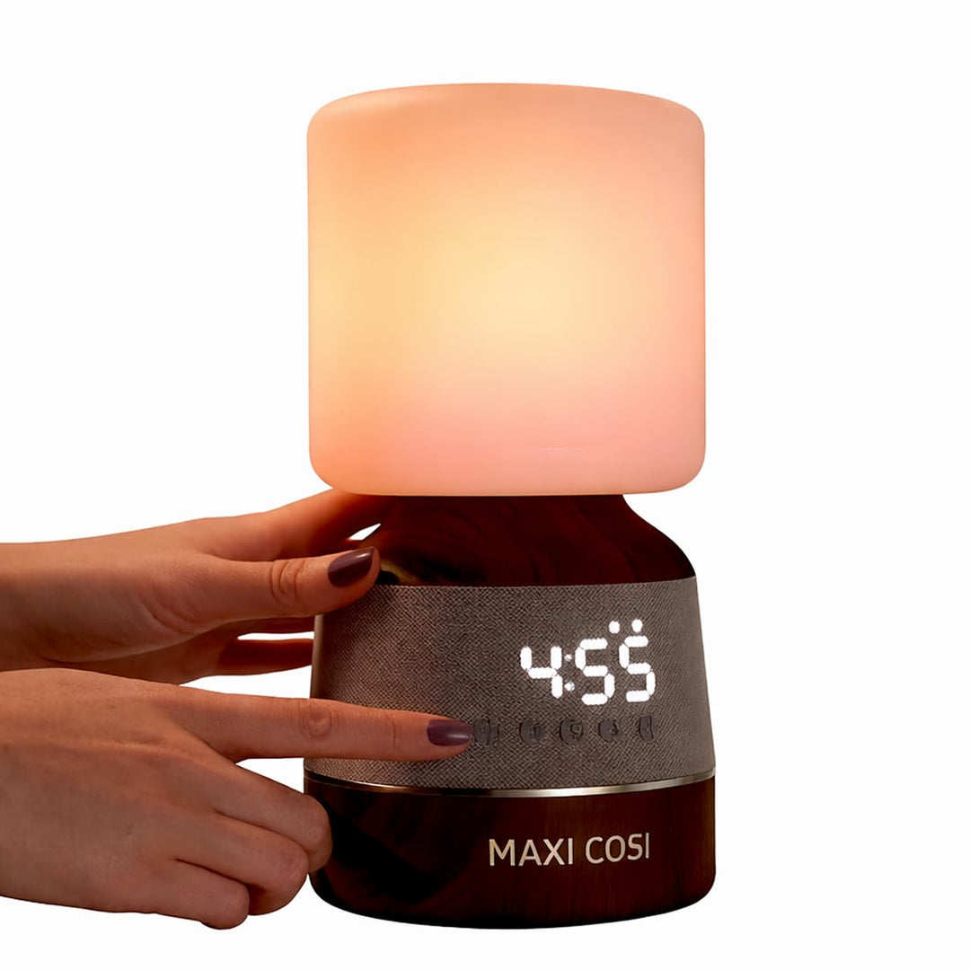 Maxi-Cosi Soothe Pro Smartes 3-in-1-Gerät, Nachthimmel-Projektor, Vom Nachtlicht zur Digitaluhr, Vol