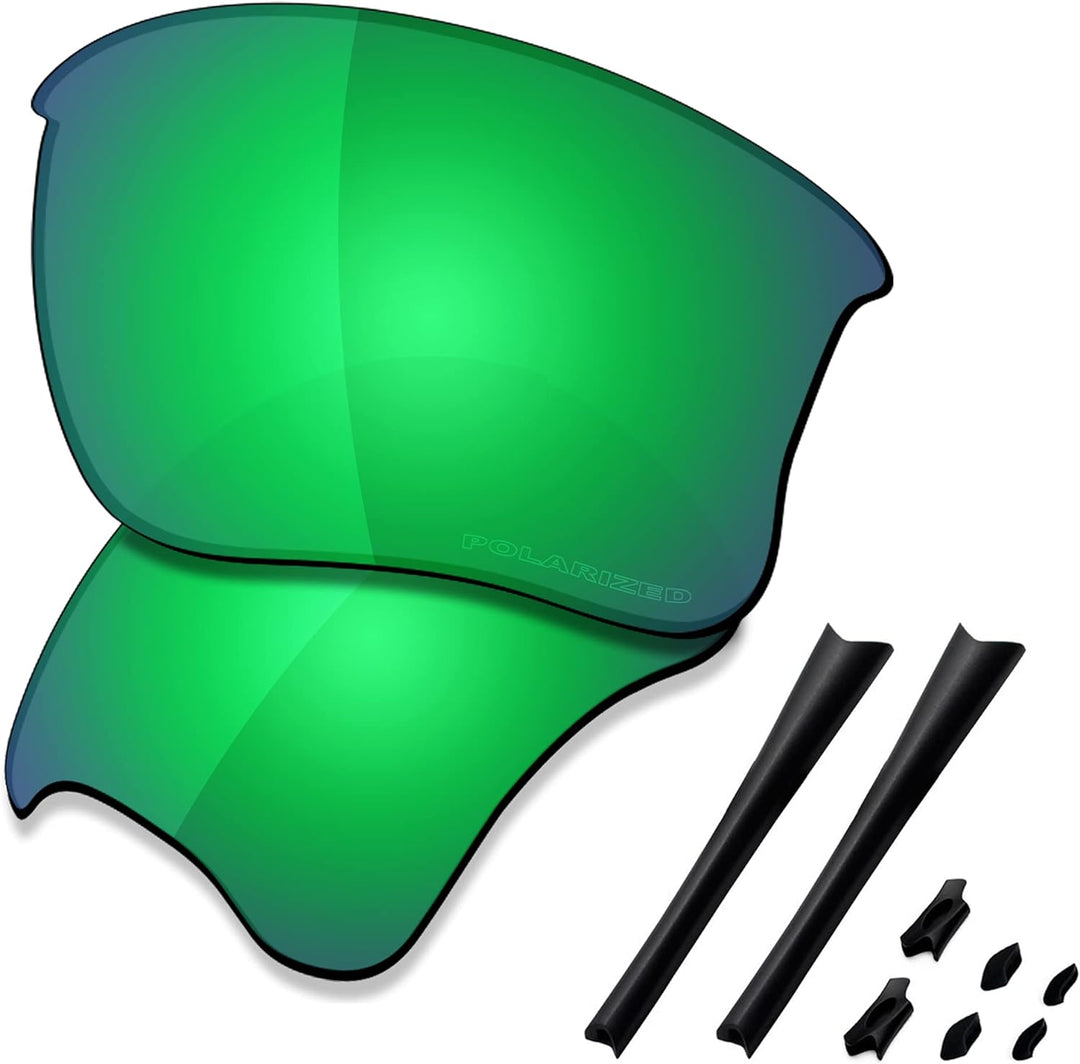 Saucer Premium-Ersatzgläser und Gummi-Kits für Oakley Flak Jacket XLJ OO9009 Sonnenbrillen High Defi