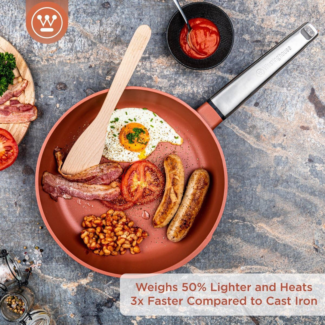 Westinghouse PERFORMANCE SERIES Bratpfanne, Beschichtete Pfanne 28 cm Induktion, Für alle Herdarten,
