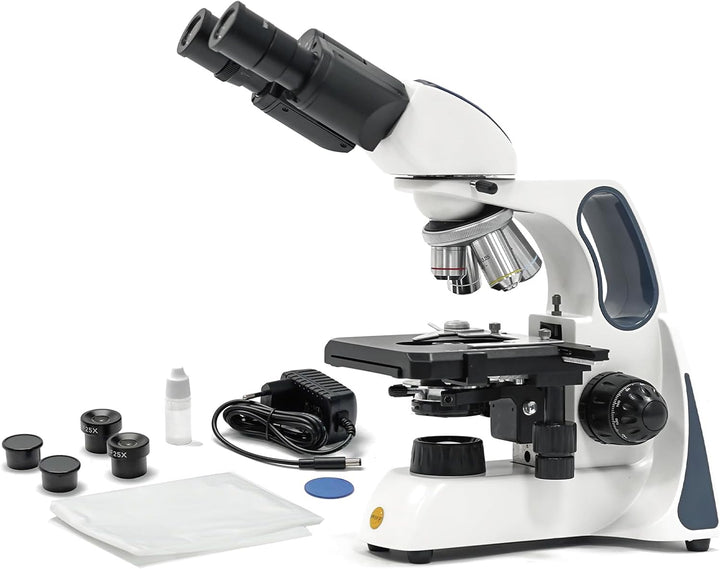 SWIFT SW400 Binokulares Compound-Mikroskop, 40X-2500X, Unendliches optisches System, Labor-Mikroskop