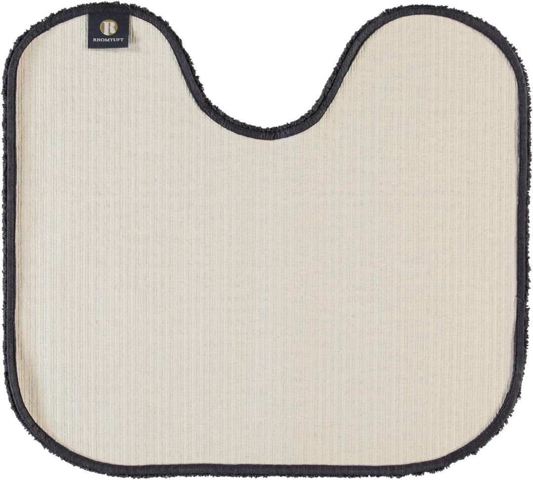 Rhomtuft Badematte Aspect, Farbe: zinn, Grösse: 55x60cm Toilettenvorlage mit Ausschnitt 55x60 cm, To