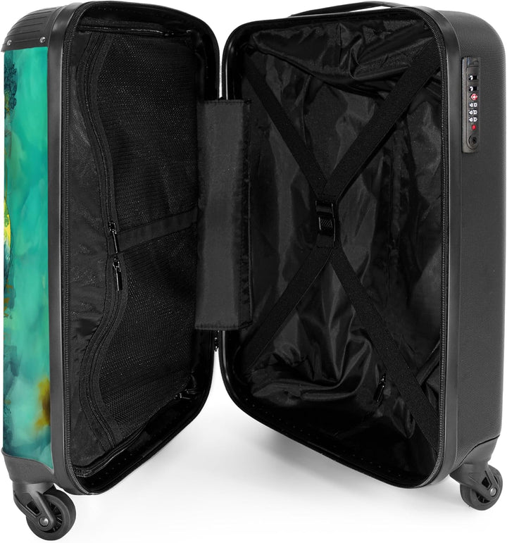 NoBoringSuitcases.com® Handgepäck, Hartschalenkoffer mit TSA Schloss, Trolley, Reisekoffer, Carry on
