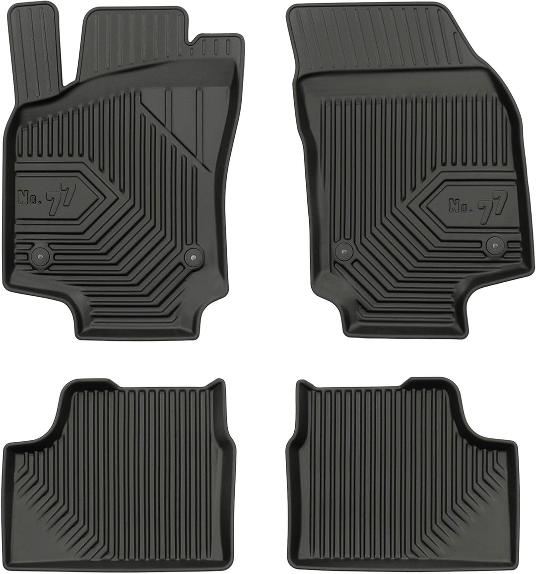 SMK Gummimatten Auto fussmatten Satz für Opel Astra H 2004-2014 Erleben Sie einen neuen Standard des