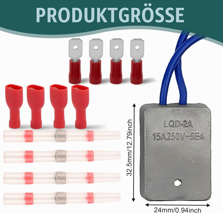 Softstart Modul Set, 15A 230V Elektrowerkzeuge Sanftanlauf Anlaufstrombegrenzer Modul Set mit Instal