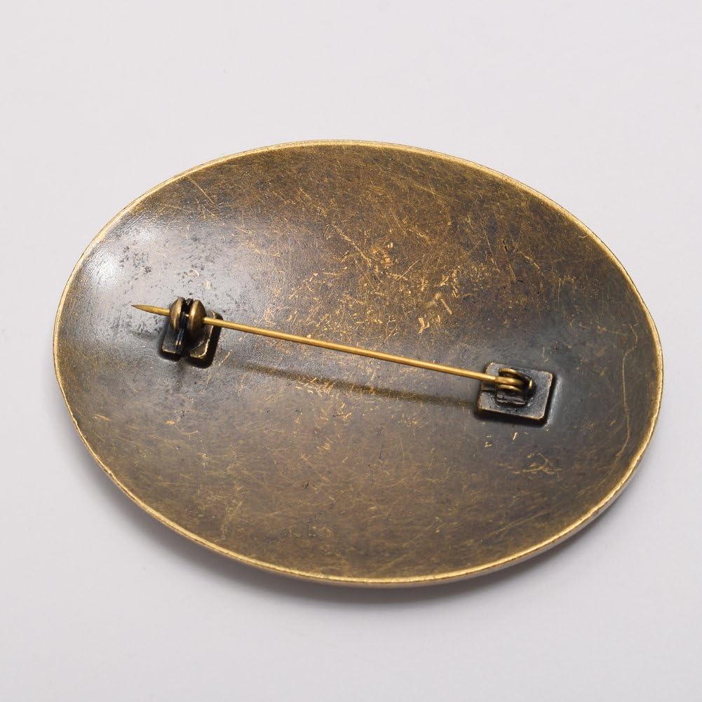 GRACEART Mittelalterlich Wikinger Brosche (1 x Paar)