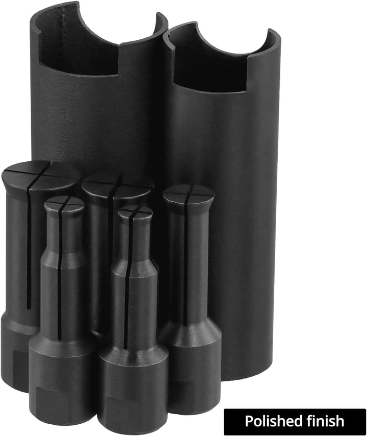 QWORK® Motorrad Innenlager Ausdreher Set, 9mm/11mm/14mm/19mm/23mm, Hochfester Chrom-Vanadium-Stahl