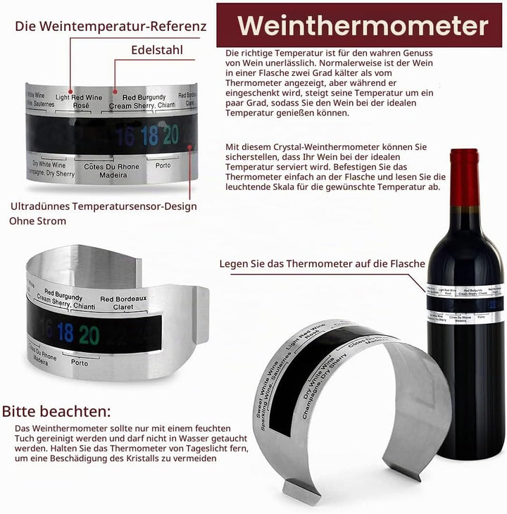 ZBPASL Korkenzieher Set in Holzkiste Geschenk,Luxus Weinöffner,Wein Sommelier Sets mit Flaschenöffne