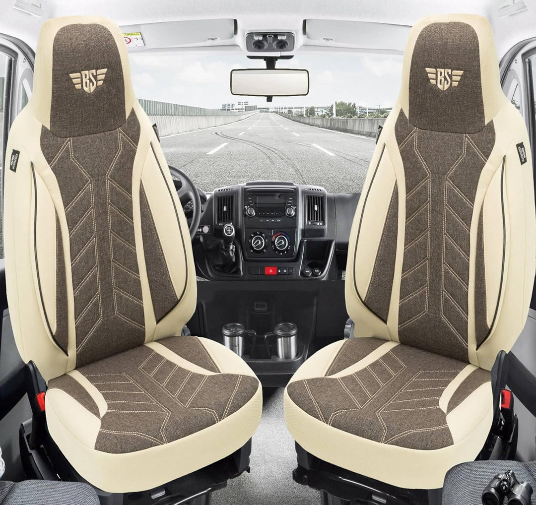 BREMER SITZBEZÜGE Mass Sitzbezüge Schonbezüge für Subaru Outback 5 PLKT211 PLKT211 - Beige/Braun Out