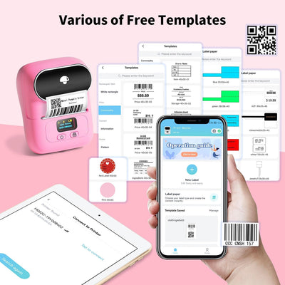 Phomemo M110 EdikettengeräT Labelme-Der Smarte Etiketten Drucker FüR Printerlovers Bluetooth Etikett