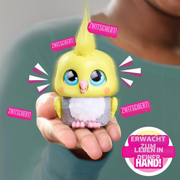Just Play furReal Handfuls – Chirps, der Kakadu, 8,9 cm grosses, interaktives Spielzeug für Jungen,