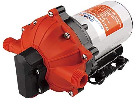 LIGHTEU®, Seaflo 12 V DC 5,5 GPM 60 PSI 55-Serie Membran Wasserdruckpumpe für Marine, Boot, Wohnmobi