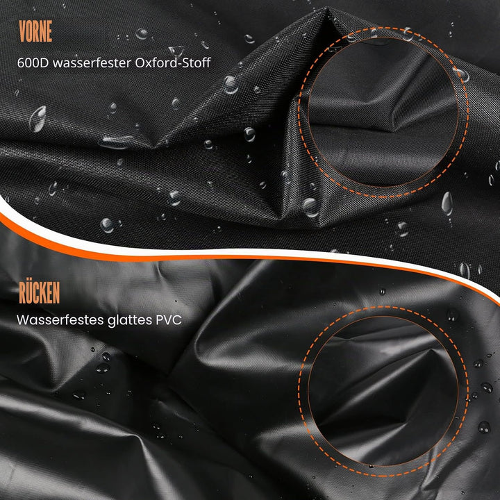 Auto Windschutzscheiben Abdeckung, Faltbar 600D Wasserdicht Wetterfest Frontscheibe Wrap Cover Front