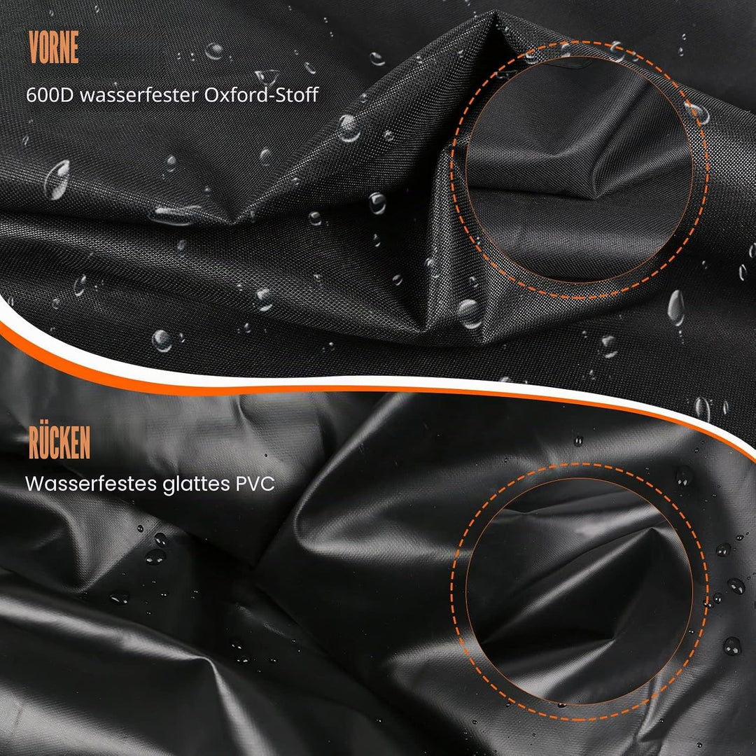 Auto Windschutzscheiben Abdeckung, Faltbar 600D Wasserdicht Wetterfest Frontscheibe Wrap Cover Front
