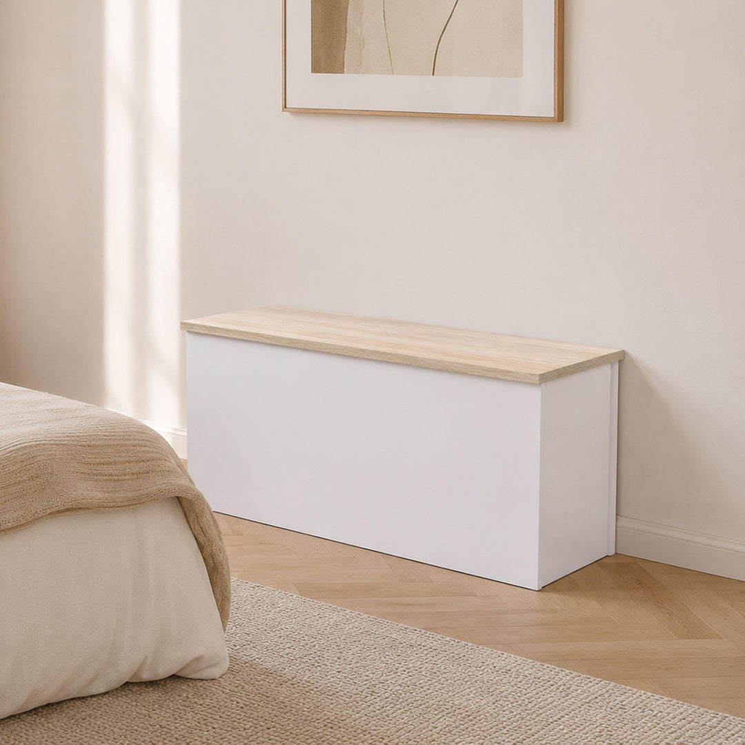 Dmora - Koffer Miltonia, Geräumige Mehrzweck - Aufbewahrungsbox, Moderne Brust, 100% Made in Italy,