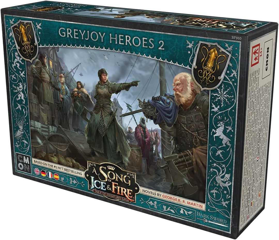 CMON | A Song of Ice &amp; Fire – Helden von Haus Graufreud II | Erweiterung | Tabletop | 2 Spieler | Ab