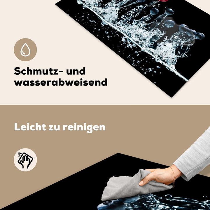 Herdabdeckplatte Einteilig Induktionsmatte Küche Abdeckung Ceranfeld Herd Abdeckplatte Deko Vinyl Ma