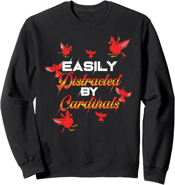 Rotkardinal Vogel Ornithologe Sweatshirt