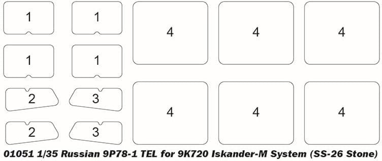 Plastikowy model do sklejania Russian SSC-6/ 3K60 BAL-E Def.System