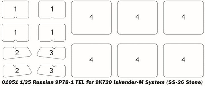 Plastikowy model do sklejania Russian SSC-6/ 3K60 BAL-E Def.System
