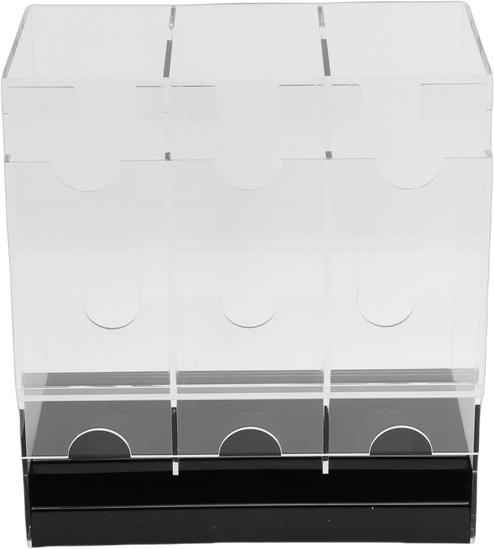 Acryl-Kartenspender, Booster-Pack-Organizer mit 3 Fächern, Stabiler Struktur und Transparenter Ausse