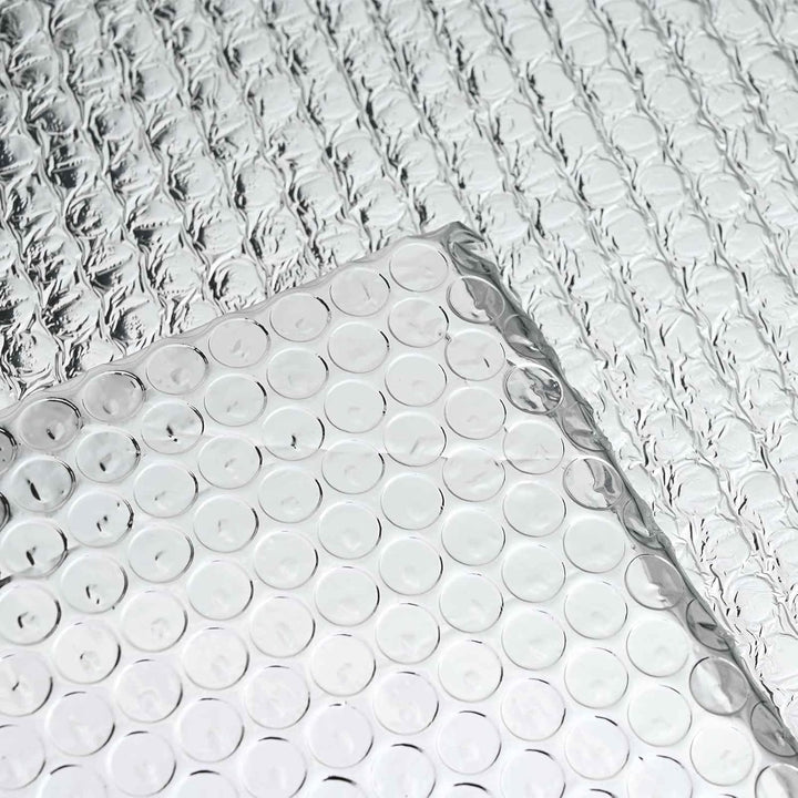 vidaXL Heizkörper-Reflektorfolie Silber 30 x 0,6 m Polyethylen, Heizkörperreflektor für Wohnzimmer,