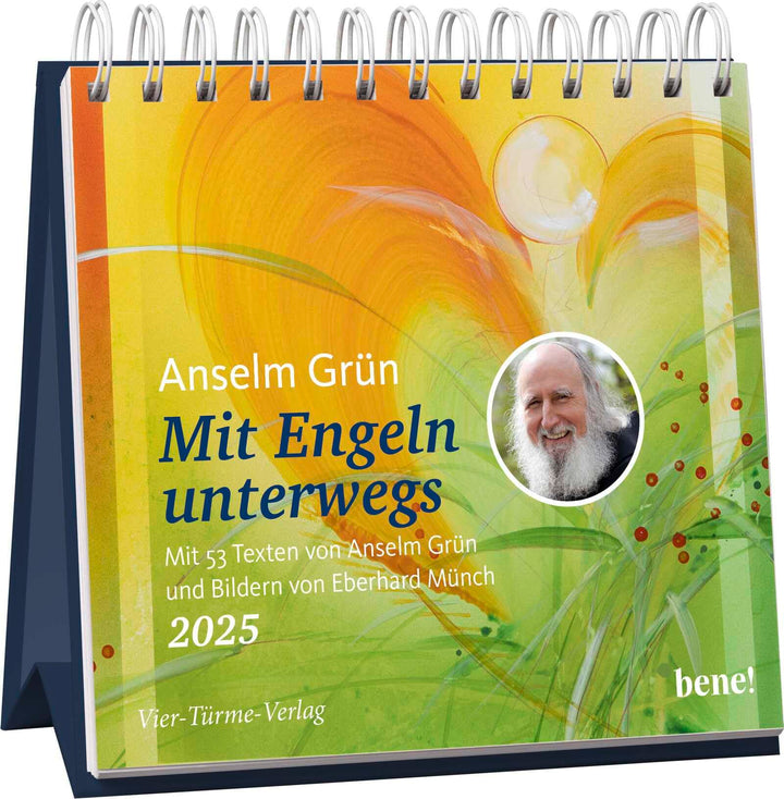 Wochenkalender 2025: Mit Engeln unterwegs: Mit 53 Texten von Anselm Grün und Bildern von Eberhard Mü