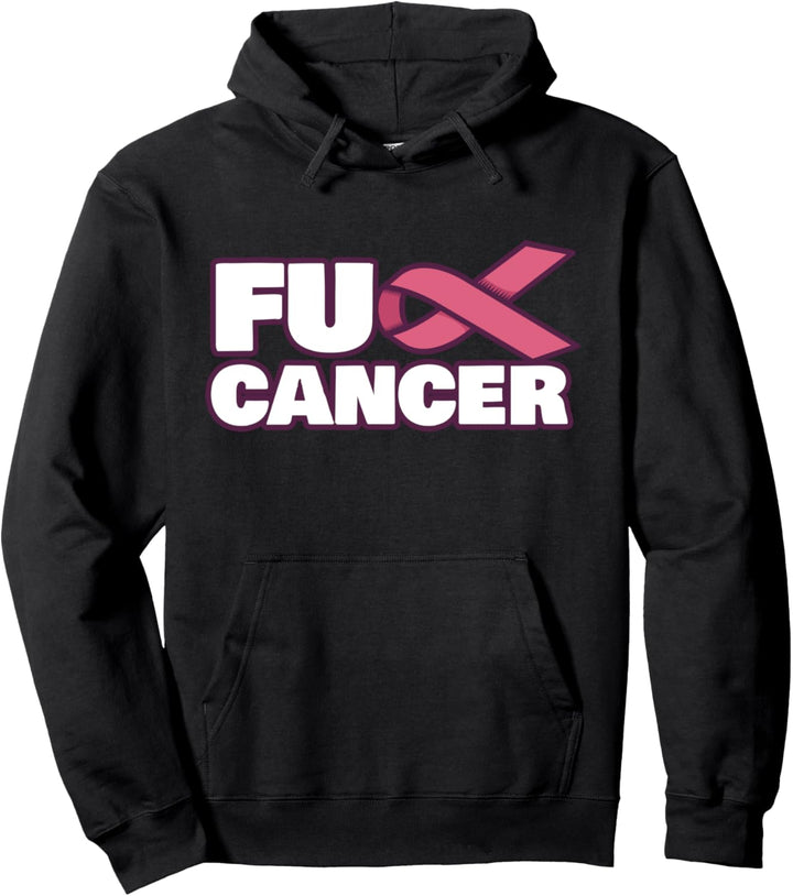 Scheiss Brustkrebs Pullover Hoodie