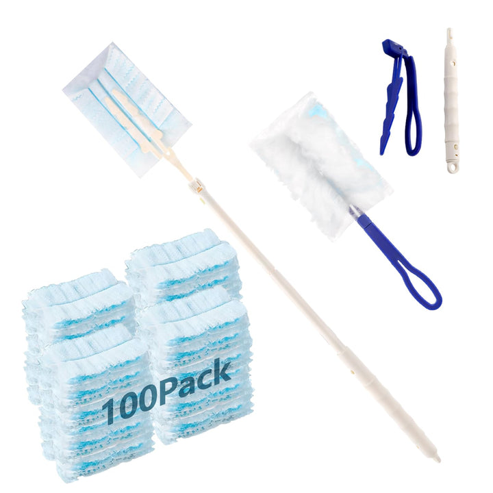 100 Stück Staubmagnet Nachfüllpack Set, Kompatibel für Staubmagnet Nachfüllpack, Staubmagnets mit 1