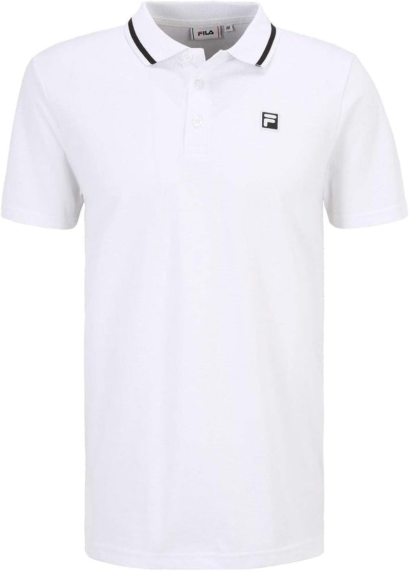 FILA Herren Bucak Polohemd Westlich S Bright White, S Bright White