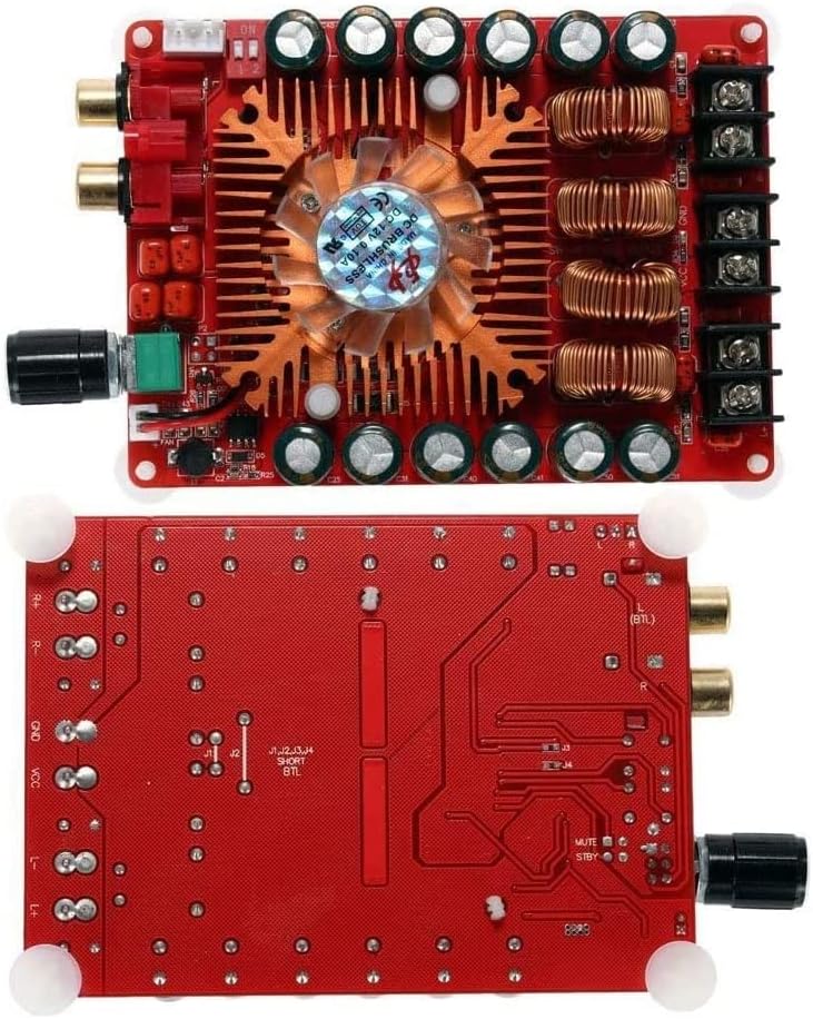 TDA7498E 2x160W Dual Channel Audio Verstärker-Brett, Unterstützung BTL-Modus 1X220W Single Channel,