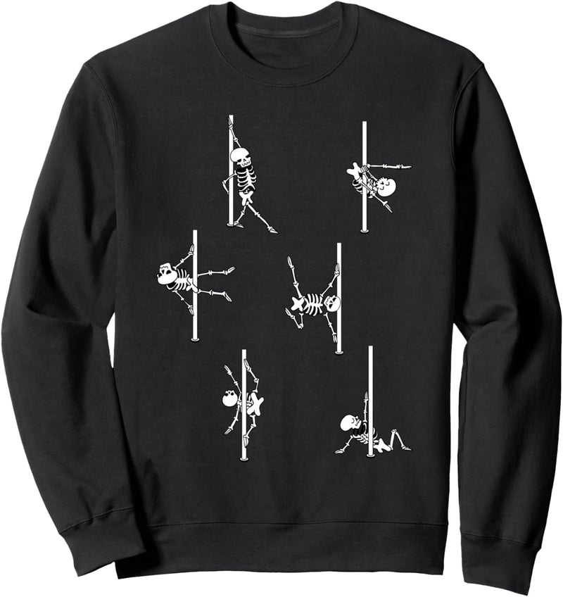 Skeleton Pole Dancing Club Sweatshirt