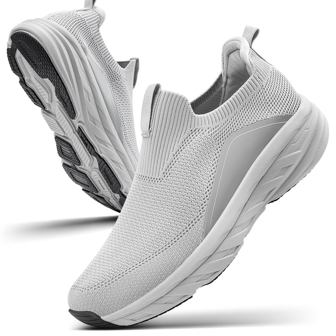 Sosenfer Slip On Sneaker Herren Ohne Schnürsenkel Schuhe Sportschuhe Laufschuhe Leichte Atmungsaktiv