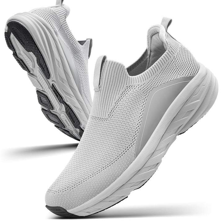 Sosenfer Slip On Sneaker Herren Ohne Schnürsenkel Schuhe Sportschuhe Laufschuhe Leichte Atmungsaktiv