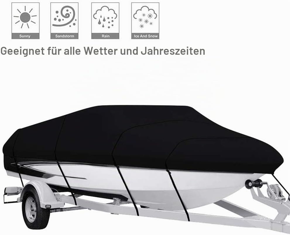 Bootspersenning Bootsabdeckung,210/420D Oxford Gewebe Wasserdicht Staub Schutz Persenning Bootsplane