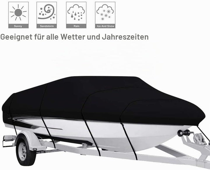Bootspersenning Bootsabdeckung,210/420D Oxford Gewebe Wasserdicht Staub Schutz Persenning Bootsplane