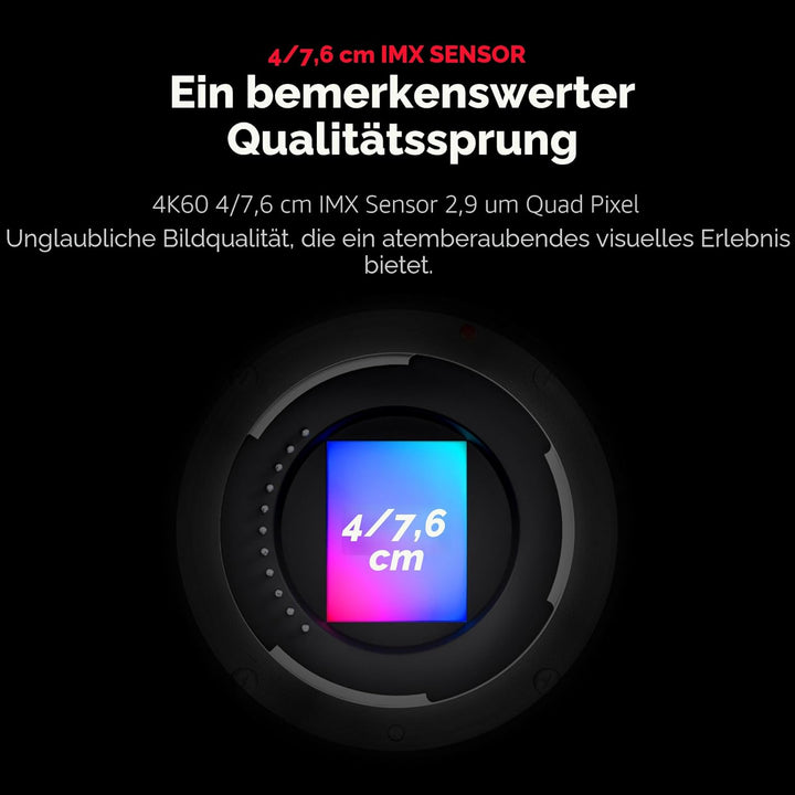 YOLOLIV YoloCam S7 4K60 Live-Streaming-Kamera mit Wechselobjektiv, ToF-Autofokus, MFT-Unterstützung,