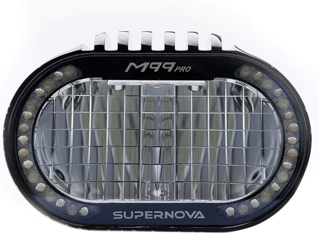 SUPERNOVA Unisex – Erwachsene M99 Pro Fahrradlicht, schwarz, 1100-1600 Lumen Single, Single