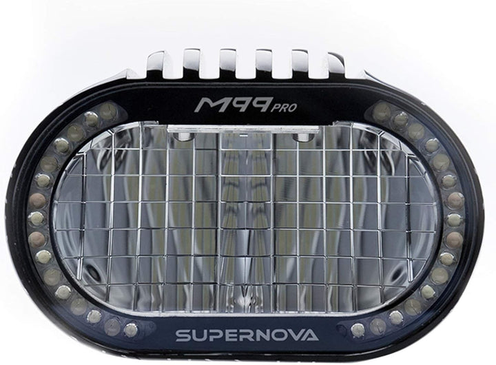 SUPERNOVA Unisex – Erwachsene M99 Pro Fahrradlicht, schwarz, 1100-1600 Lumen Single, Single
