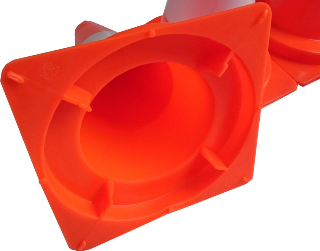 UvV-Shop (ES-Team Consult GmbH) Pylon 4 Stück Set zur Markierung für Slalom, Tore, Haushalt oder Spi