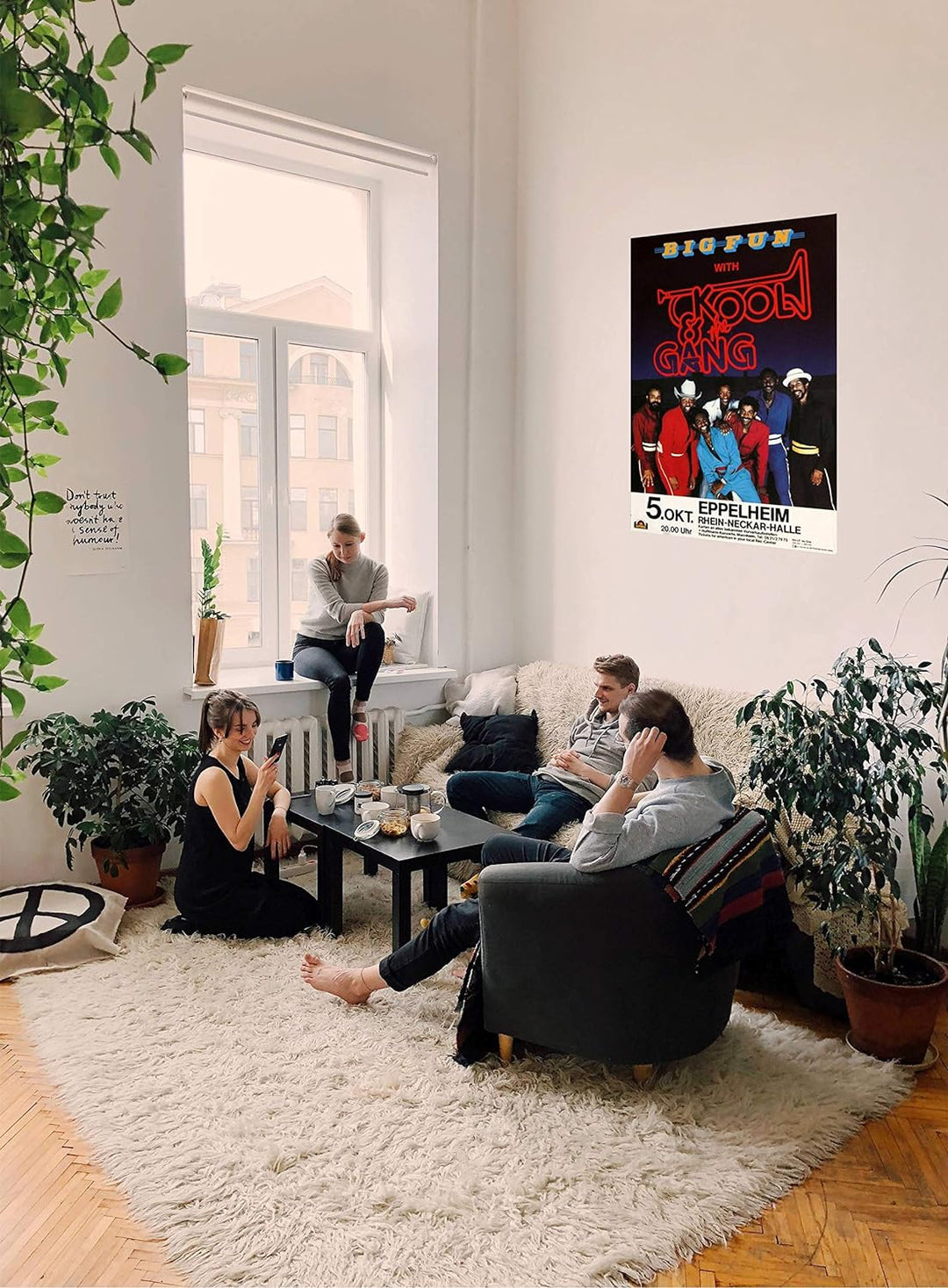 Kool and The Gang - Big Fun, Eppelheim 1971 » Konzertplakat/Premium Poster | Live Konzert Veranstalt
