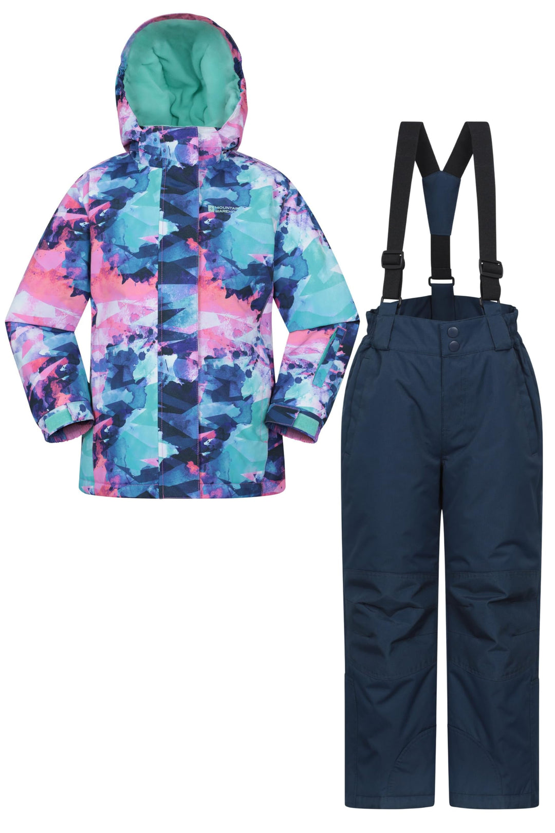 Mountain Warehouse Kinder-Ski-Set aus unisex Winterjacke und Hose - Zweiteiler für Schnee, Winterset