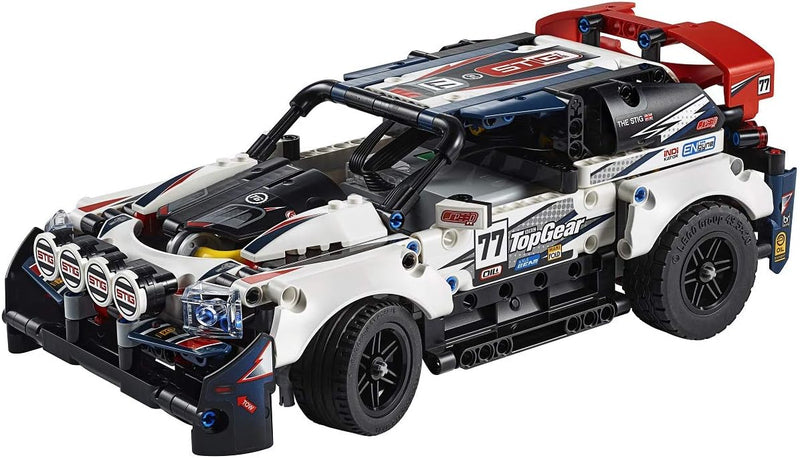 LEGO 42109 Technic Control+ Top-Gear Ralleyauto mit App-Steuerung, Rennauto, ferngesteuertes Auto, S