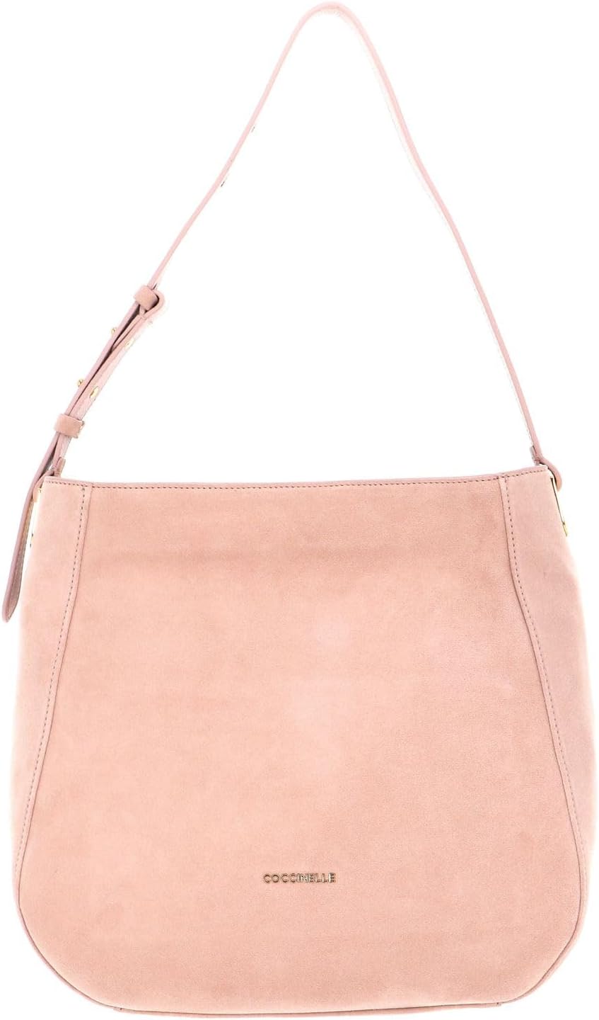 Coccinelle Lea Suede Large Shoulderbag New Pink