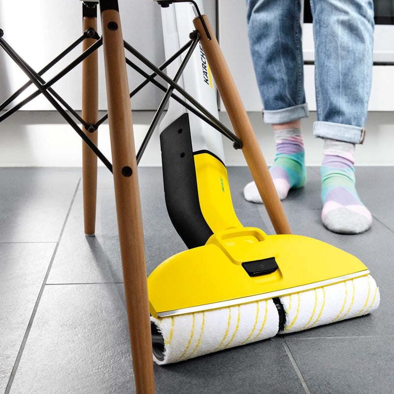 Kärcher Elektrischer Wischmopp EWM 2 – elektrischer und kabelloser Bodenreiniger für 60 qm – für eff